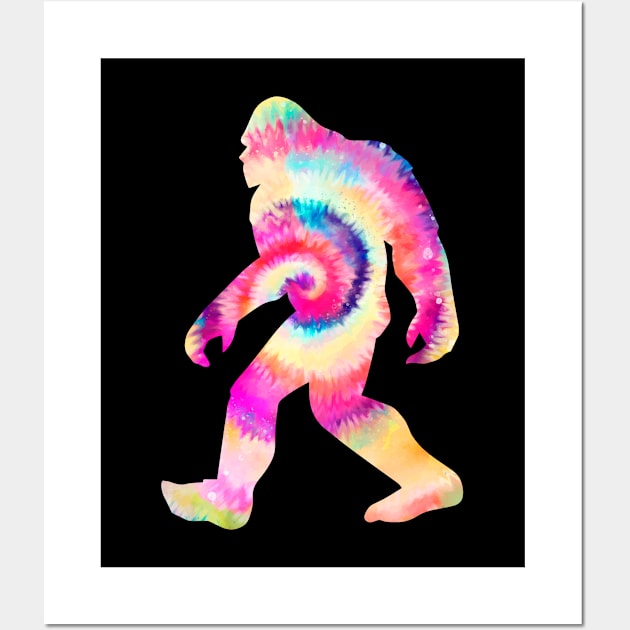 Bigfoot - Bigfoot Colorful Wall Art by Kudostees